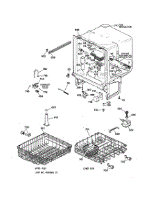 02 - Body Parts parts for Ge Dishwasher GSD3310C07AA from AppliancePartsPros.com
