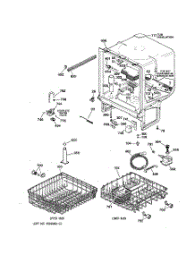 02 - Body Parts parts for Ge Dishwasher GSD3820Z07BB from AppliancePartsPros.com