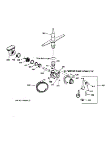 03 - Motor-Pump Mechanism parts for Ge Dishwasher GSD3220ZZ3BB from AppliancePartsPros.com
