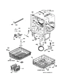 02 - Body Parts parts for Ge Dishwasher GSD3732D00WW from AppliancePartsPros.com