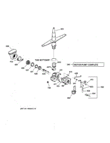 03 - Motor-Pump Mechanism parts for Ge Dishwasher GSD3732D00WW from AppliancePartsPros.com