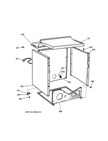 03 - Cabinet parts for Ge Dryer DPSB620GC3WW from AppliancePartsPros.com