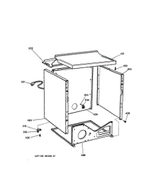 03 - Cabinet parts for Ge Dryer DPSB619GD0WW from AppliancePartsPros.com