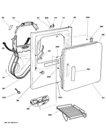 02 - Front Panel & Door parts for Ge Dryer DPSB620EC4CC from AppliancePartsPros.com