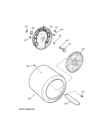 04 - Drum parts for Ge Dryer DPSR473EV0AA from AppliancePartsPros.com