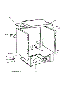 03 - Cabinet parts for Ge Dryer DPSR483GA2AA from AppliancePartsPros.com