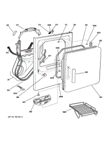 02 - Front Panel parts for Ge Dryer DPSB513EB0CC from AppliancePartsPros.com