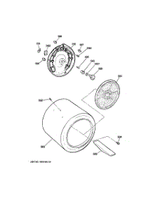04 - Drum parts for Ge Dryer DPSR473EW0WW from AppliancePartsPros.com