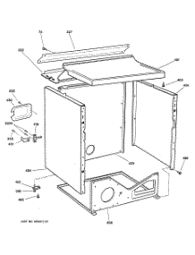 03 - Cabinet parts for Ge Dryer DPSB613ED1CC from AppliancePartsPros.com