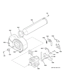 04 - Motor parts for Ge Dryer DSXH43GF1WW from AppliancePartsPros.com