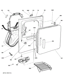 02 - Front Panel & Door parts for Ge Dryer DPSE810GG5WT from AppliancePartsPros.com