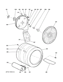 04 - Drum parts for Ge Dryer DPSE810GG5WT from AppliancePartsPros.com