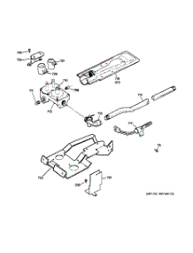 06 - Gas Valve & Burner Assembly parts for Ge Dryer DCCD330GG2WC from AppliancePartsPros.com