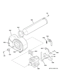 04 - Motor parts for Ge Dryer DSXH47EG1WW from AppliancePartsPros.com