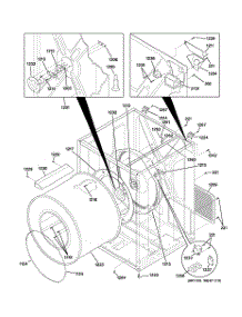 03 - Cabinet & Drum parts for Ge Dryer DCCH43EF1WW from AppliancePartsPros.com