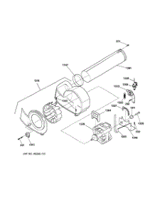 04 - Motor parts for Ge Dryer DCCH43EF1WW from AppliancePartsPros.com