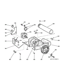05 - Blower & Motor parts for Ge Dryer DBVH512GF2WW from AppliancePartsPros.com