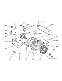 05 - Blower & Motor parts for Ge Dryer DCVH515GF2WW from AppliancePartsPros.com