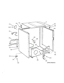 05 - Lower Cabinet parts for Ge Dryer DDC4500SKM from AppliancePartsPros.com