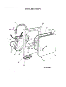 02 - Section2 parts for Ge Dryer DDC4400SFM from AppliancePartsPros.com
