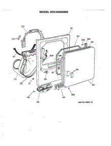 02 - Section2 parts for Ge Dryer DDC4500SBM from AppliancePartsPros.com