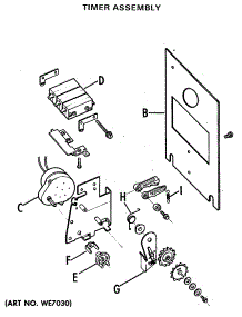 03 - Timer Assembly parts for Ge Dryer DDC4498AFL from AppliancePartsPros.com