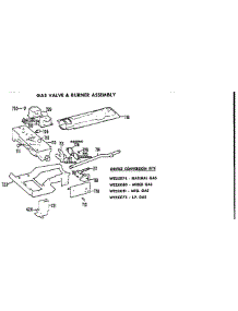 Gas Valve And Burner parts for Ge Dryer DDC4498AEL from AppliancePartsPros.com