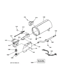 05 - Burner parts for Ge Dryer DCD330GB1WC from AppliancePartsPros.com