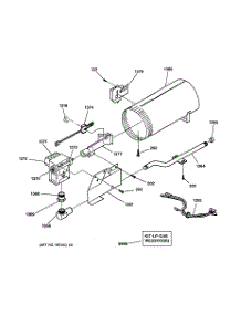 05 - Burner parts for Ge Dryer DCB330GB1KC from AppliancePartsPros.com