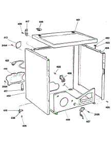 03 - Section3 parts for Ge Dryer DDG8580RAM from AppliancePartsPros.com