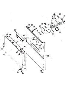 Cabinet Front parts for Ge Dryer DDE058DGAL from AppliancePartsPros.com