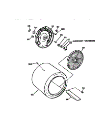 Drum parts for Ge Dryer DDE960SSAMWW from AppliancePartsPros.com