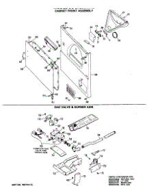 04 - Cabinet Front Assembly parts for Ge Dryer DDG7288MXL from AppliancePartsPros.com