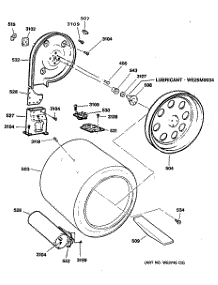 04 - Section4 parts for Ge Dryer DDG9685SAMWW from AppliancePartsPros.com