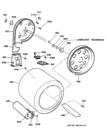 04 - Section4 parts for Ge Dryer DRL4980SAMWW from AppliancePartsPros.com