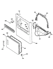 02 - Section2 parts for Ge Dryer DDE5100SBLWW from AppliancePartsPros.com