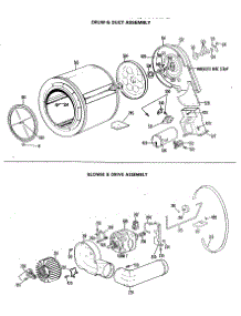 03 - Drum & Duct Assembly parts for Ge Dryer DDG7986LAL from AppliancePartsPros.com