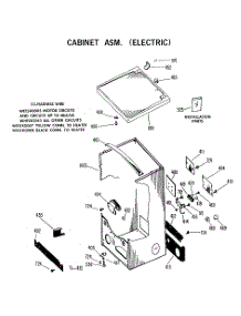 02 - Cabinet Asm. (Electric) parts for Ge Dryer DDE5211VHL from AppliancePartsPros.com