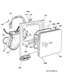 02 - Section2 parts for Ge Dryer DRB4900SBMWW from AppliancePartsPros.com