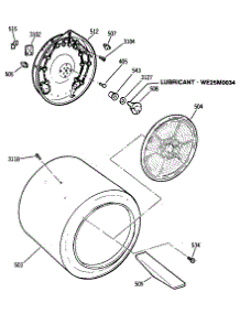 04 - Section4 parts for Ge Dryer DDE8200SAMAA from AppliancePartsPros.com