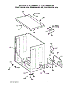 04 - Section4 parts for Ge Dryer DDG7980SBLAA from AppliancePartsPros.com