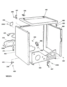 03 - Section3 parts for Ge Dryer DDG9680RDMAA from AppliancePartsPros.com