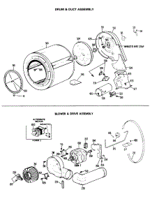 03 - Drum & Duct Assembly parts for Ge Dryer DDG7180MAL from AppliancePartsPros.com
