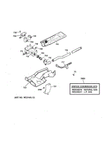 05 - Gas Valve & Burner Assembly parts for Ge Dryer DDSR475GT2AA from AppliancePartsPros.com