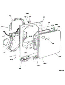 02 - Section2 parts for Ge Dryer DDG8280RDM from AppliancePartsPros.com