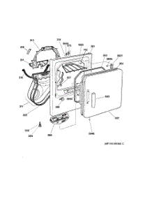 02 - Front Panel & Door parts for Ge Dryer DPSQ475GT2WW from AppliancePartsPros.com