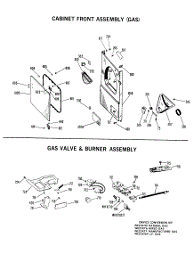 03 - Cabinet Front Assembly (Gas) parts for Ge Dryer DDG5984VAL from AppliancePartsPros.com