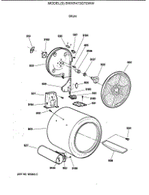 04 - Drum parts for Ge Dryer BWXR473GT0WW from AppliancePartsPros.com