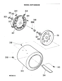 02 - Section2 parts for Ge Dryer DDP1380SCM from AppliancePartsPros.com