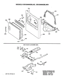 03 - Section3 parts for Ge Dryer DDC6000SBLAD from AppliancePartsPros.com